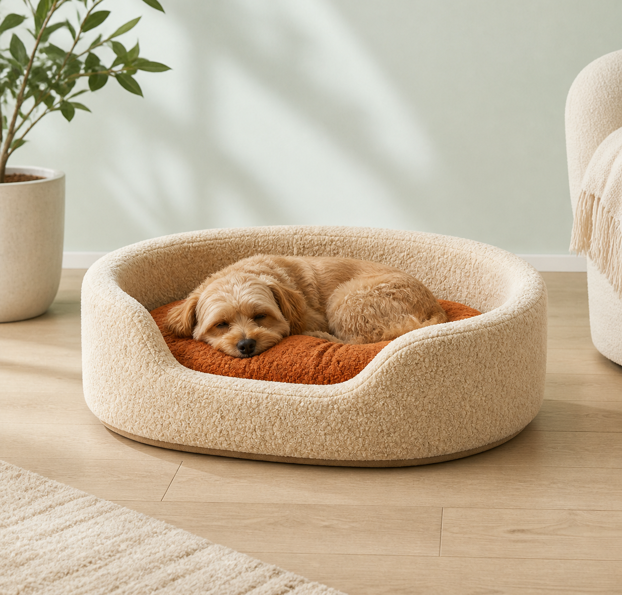 Cloud Rest pet bed in a calm home
