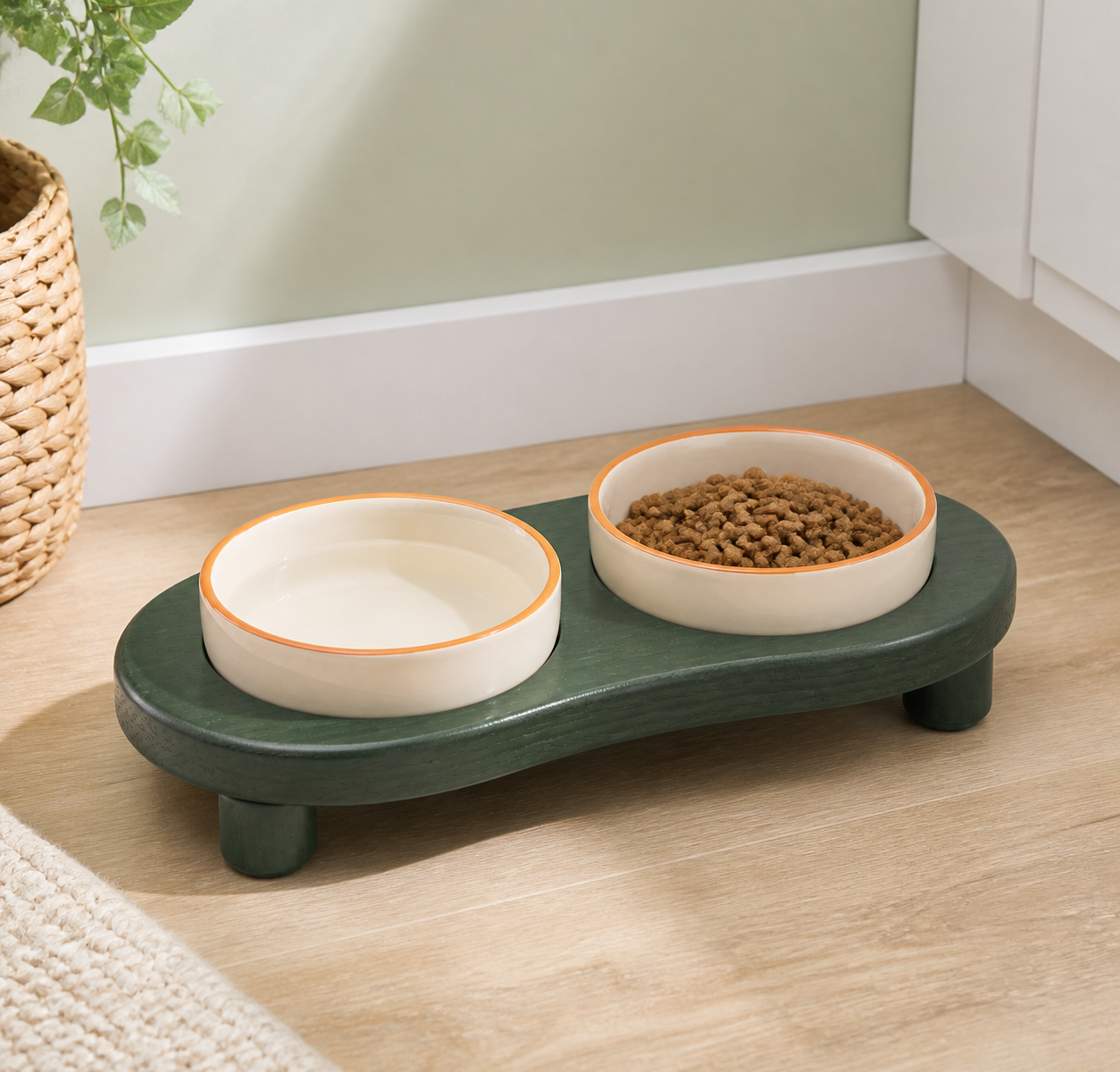 Mealtime Duo in a modern kitchen